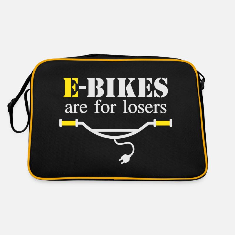 E-Bikes are for losers Retro Bag
