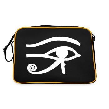Ra's eye - Retro Bag - black/gold - Back