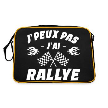 Je Peux Pas J'ai Rallye - Sac Retro - noir/or - Dos