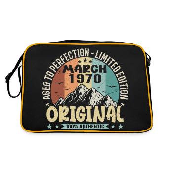 55th Anniversary March 1970, March 1970 - Retro Bag - black/gold - Back