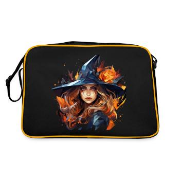 Beau polygone de sorcière - Sac Retro - noir/or - Dos