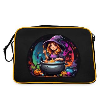 Apprentice Witch - Retro Bag - black/gold - Back
