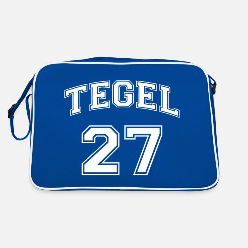 TEGEL 27 - White Nostalgia Design Berlin District Retro Bag