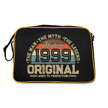 1999 Vintage né homme mythe, légende - Sac Retro - noir/or - Dos