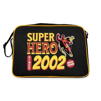 Super Heroes Since 2002 - 20th Anniversary - Retro Bag - black/gold - Back