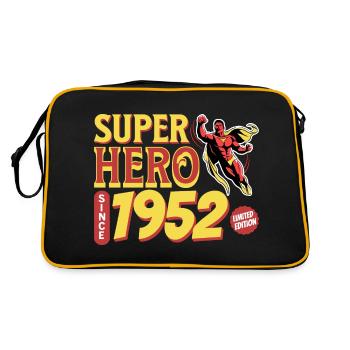 Super Heroes Since 1952 - 70th Anniversary - Retro Bag - black/gold - Back