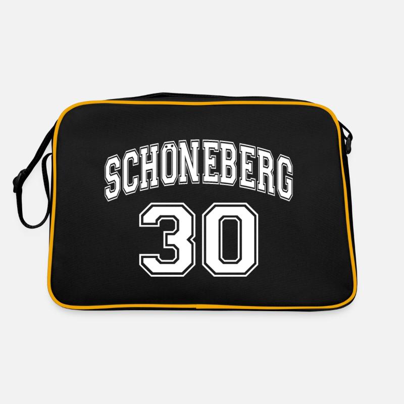 SCHÖNEBERG 30 Nostalgie Design Berliner Bezirk PLZ Retro Tasche