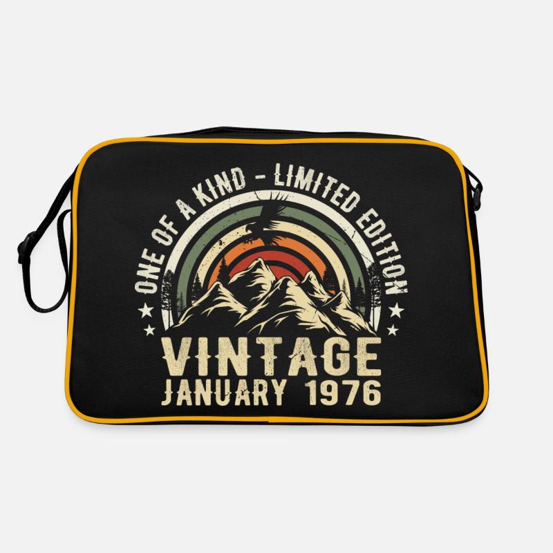 Januar 1976 Geburtstagsgeschenk - Original 49 Jahre Retro Tasche