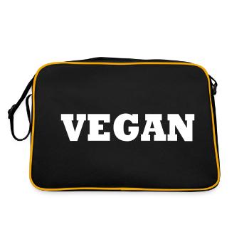 Vegan - Sac Retro - noir/or - Dos