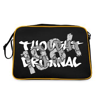 Thought Criminal - 1984 - Retro Bag - black/gold - Back