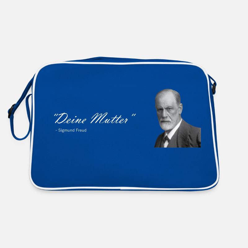 " Deine Mutter " Sigmund Freud Retro Tasche