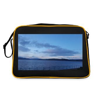 Evening Sky - Retro Bag - black/gold - Back