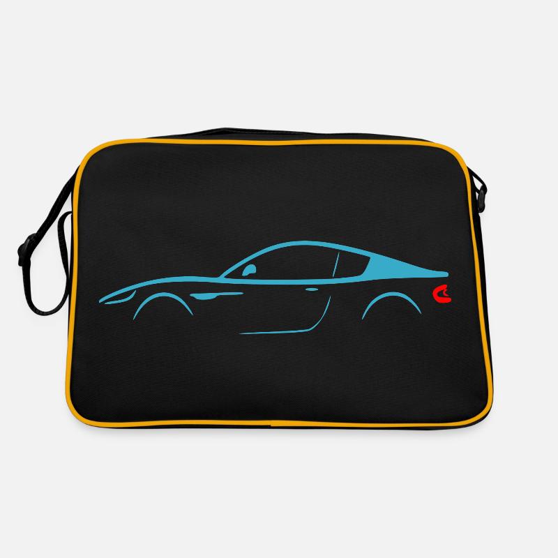 Auto silhouette Coupe Sportwagen Retro Tasche