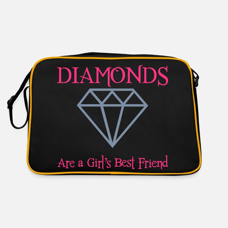 Diamonds! Retro Tasche