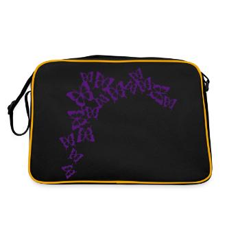 butterflies - Sac Retro - noir/or - Dos