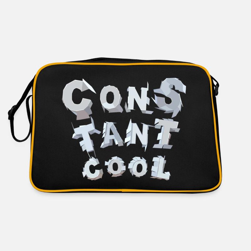 constant cool - Retro Tasche - Schwarz/Gold