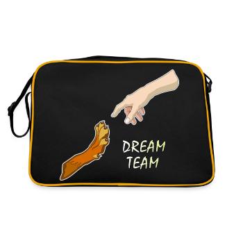 Équipe de rêve - Sac Retro - noir/or - Dos