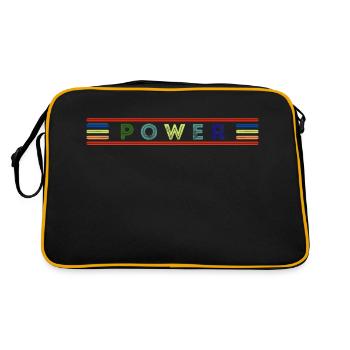Power - Retro Bag - black/gold - Back
