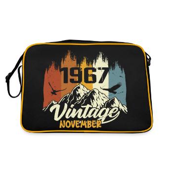 58e anniversaire - légendaire depuis novembre 1967 - Sac Retro - noir/or - Dos