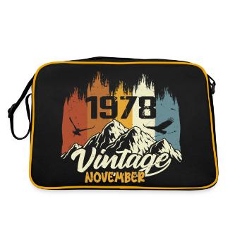 47e anniversaire - Légendaire depuis novembre 1978 - Sac Retro - noir/or - Dos