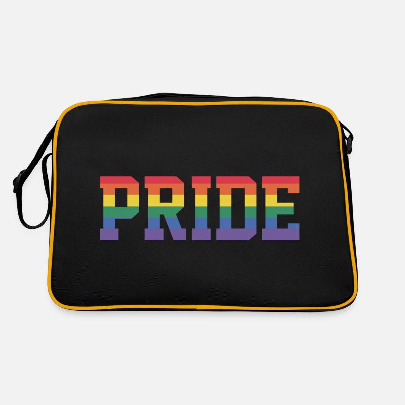 Pride Rainbow Gay Pride LGBTQ Retro Bag