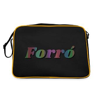 Forró T-shirts - Sac Retro - noir/or - Dos