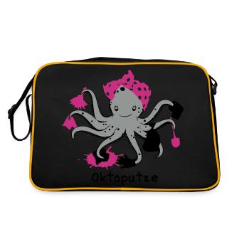 Oktoputze - Sac Retro - noir/or - Dos
