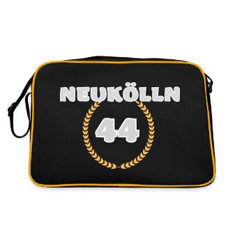 Neukölln 44 Berlin T-Shirt - Sac Retro - noir/or - Dos