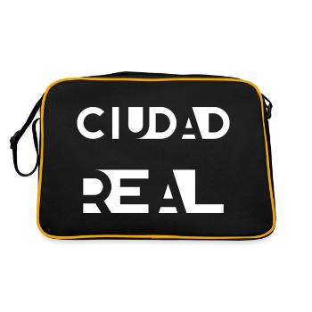 CIUDAD REAL – Castille-La Manche – Espagne - Sac Retro - noir/or - Dos
