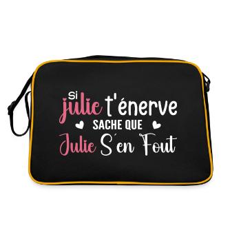 julie - Sac Retro - noir/or - Dos