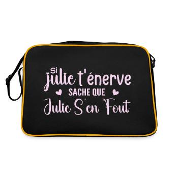 julie - Sac Retro - noir/or - Dos