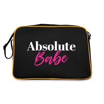 Absolute Babe - Retro Bag - black/gold - Back