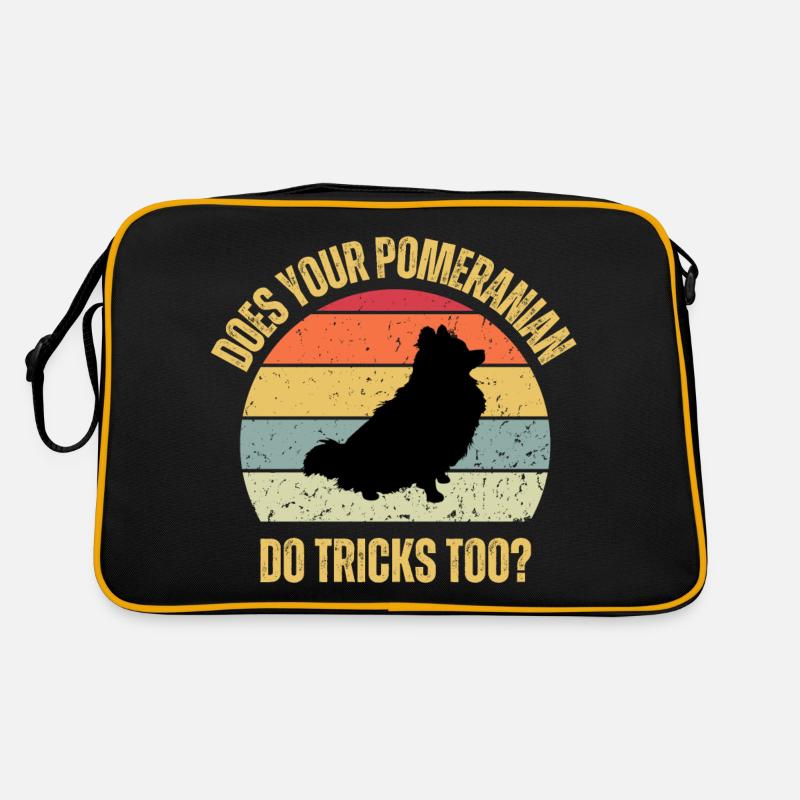 Does Your Pomeranian Do Tricks Too Retro Bag
