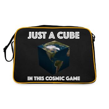 Just a dice in this cosmic game - Retro Bag - black/gold - Back