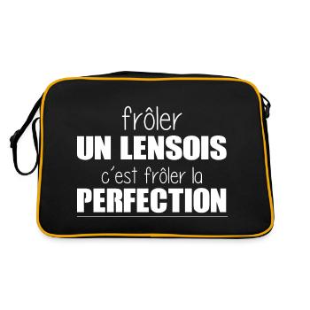 Lens - Perfection - Lensois - Ville - Drôle - Sac Retro - noir/or - Dos