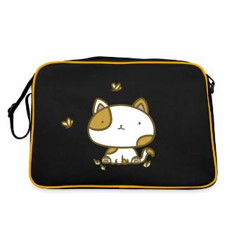 Chat mignon - Sac Retro - noir/or - Dos