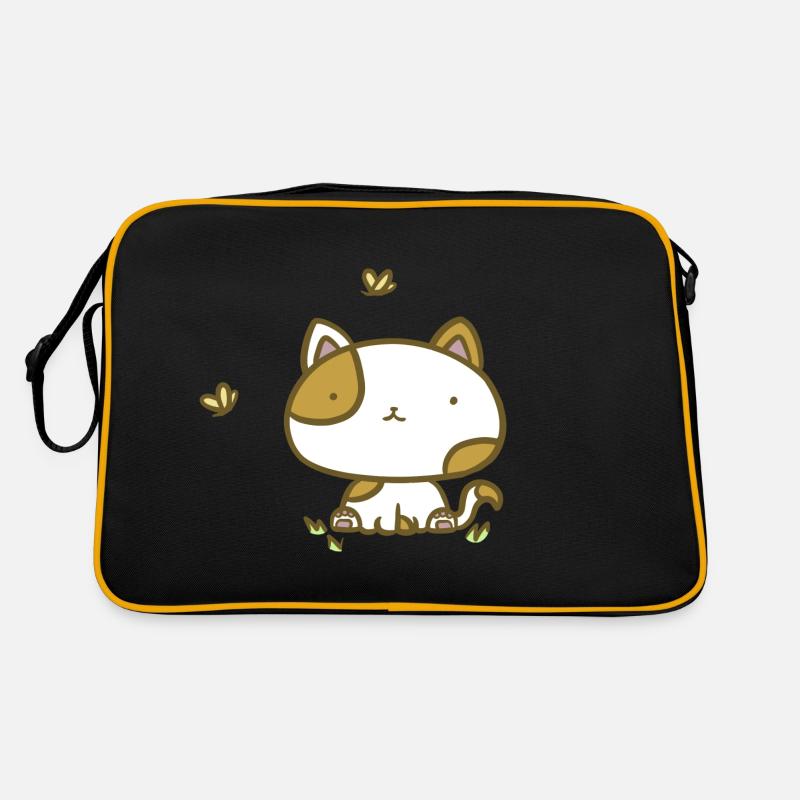 Cute cat Retro Bag