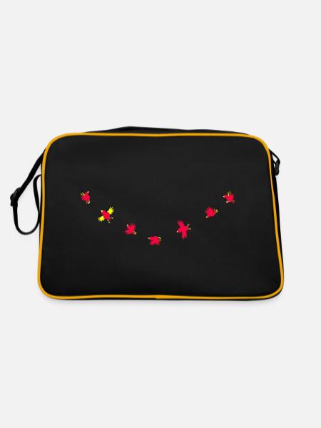 Birdies - Sac Retro - noir/or - Dos