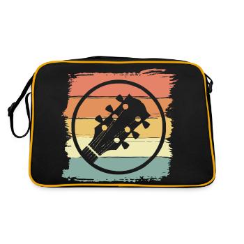 Guitar retro vintage - Retro Bag - black/gold - Back