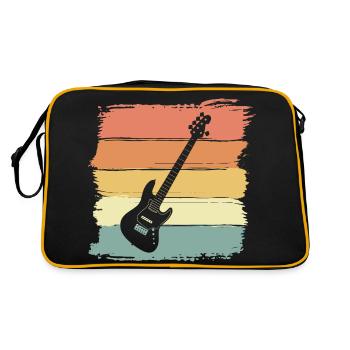 Electric guitar retro vintage - Retro Bag - black/gold - Back