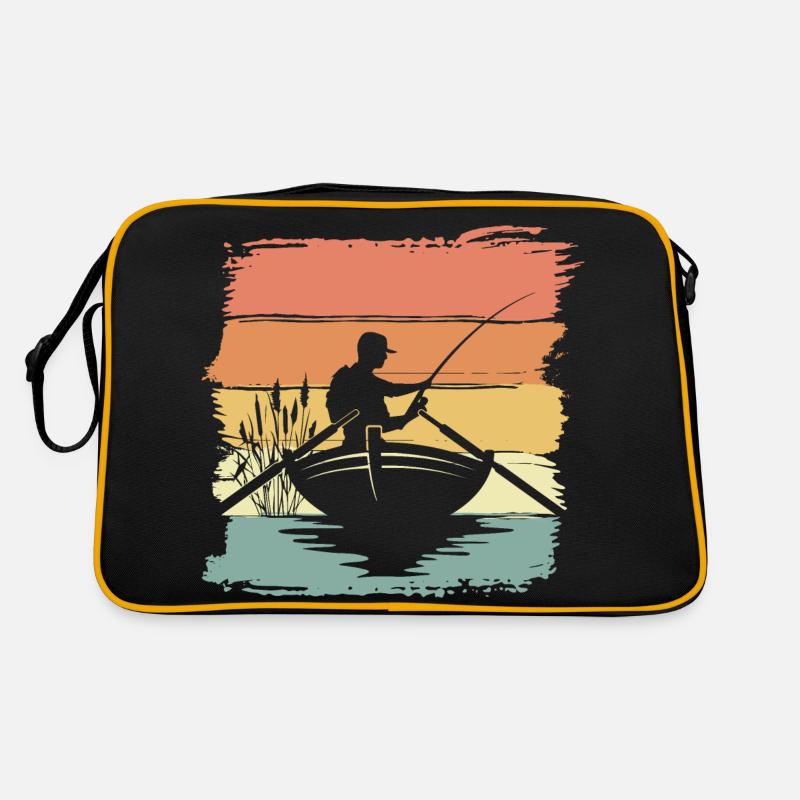 Pêche Pêche rétro vintage Sac Retro