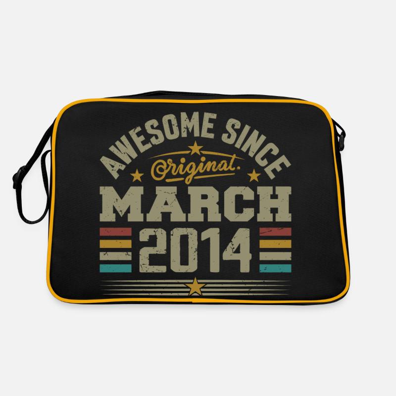 März 2014 Geburtstag Vintage Geschenkidee 2014 Retro Tasche