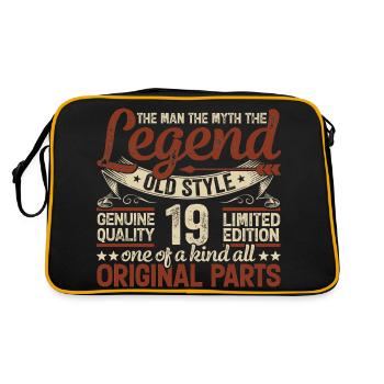 19 years old, Legends 2005 Vintage 2005 Anniversary - Retro Bag - black/gold - Back