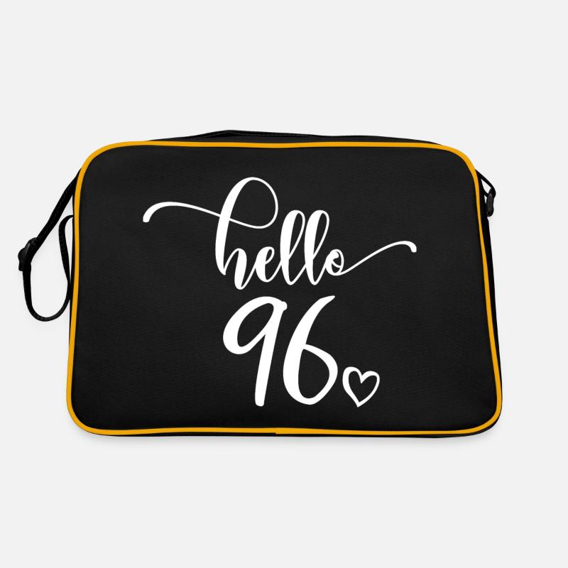 Hello 96 - Cute 96th Birthday Gift, 96 Years Old Retro Bag