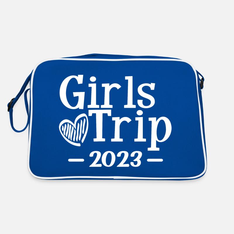 Mädchenreise 2023 Süße Mädchen Reise Wochenendurlaub Retro Tasche