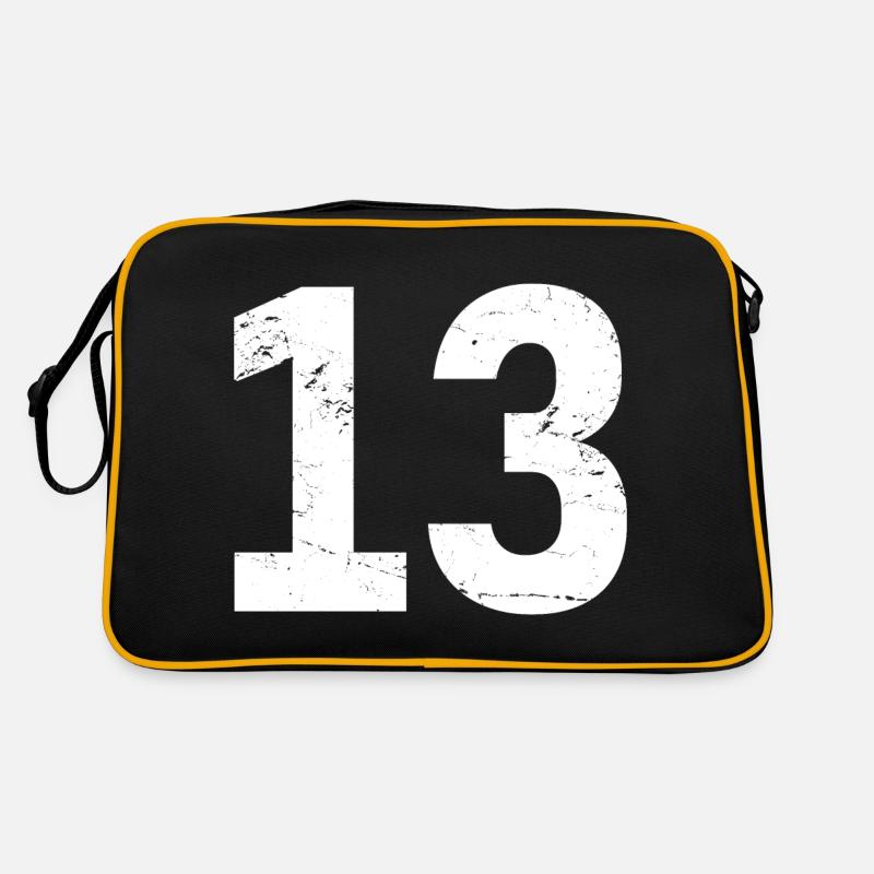 Cool Number 13 - 13 Years Old 13th Birthday Gift Retro Bag