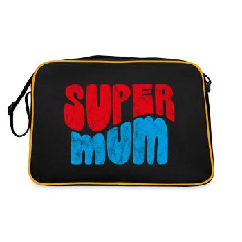 Super Mum - Retro Bag - black/gold - Back