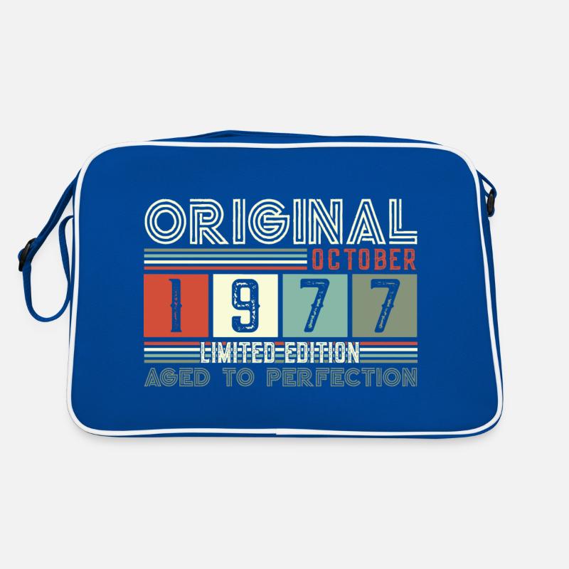 Original Octobre 1977 45th Birthday Gift Cool Sac Retro