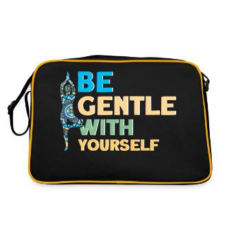 Symbole Reiki Maître Reiki Cadeau de Cristal Reiki - Sac Retro - noir/or - Dos