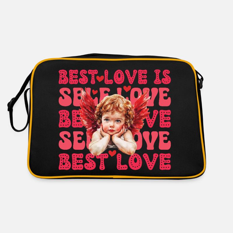 Valentinstag Amor Selbstliebe Retro Tasche